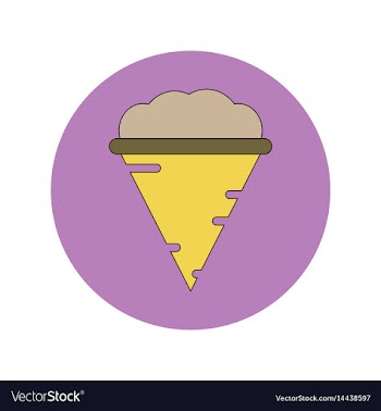 In flat design of tornado vector image