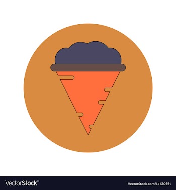 In flat design of tornado vector image