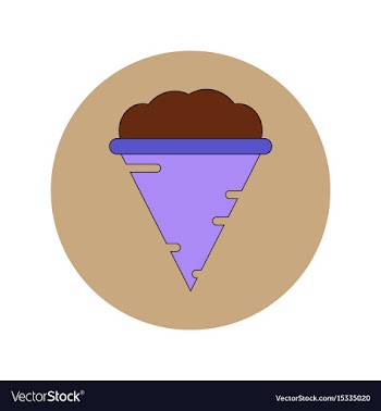 In flat design of tornado vector image