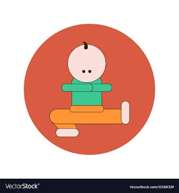 In flat design of Ukrainian vector image