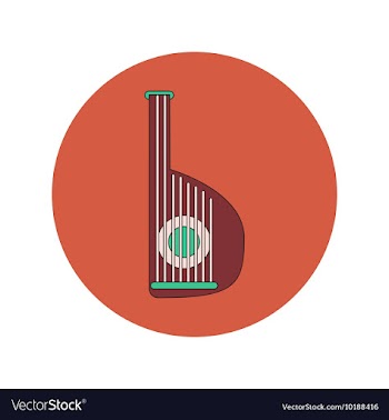 In flat design of Ukrainian vector image