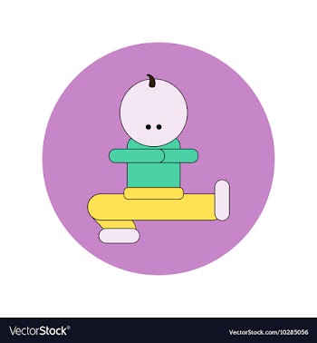 In flat design of Ukrainian vector image