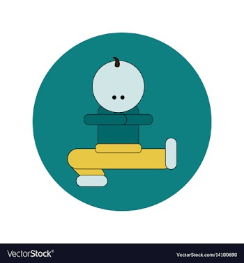 In flat design of ukrainian vector image