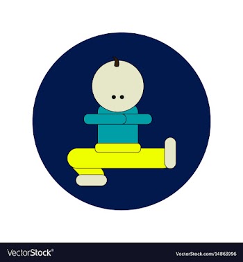 In flat design of ukrainian vector image