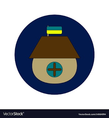 In flat design of ukrainian vector image