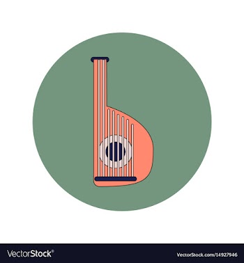 In flat design of ukrainian vector image