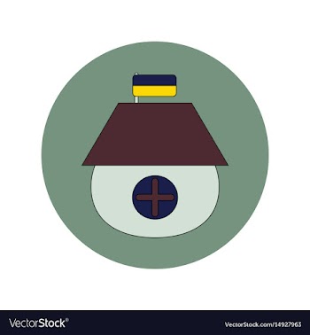 In flat design of ukrainian vector image