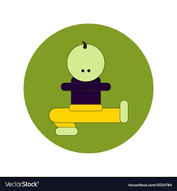 In flat design of ukrainian vector image