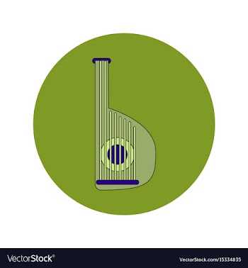 In flat design of ukrainian vector image