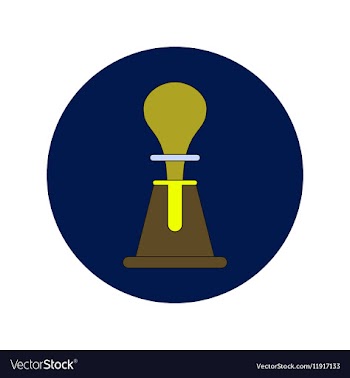 In flat design of volcano vector image