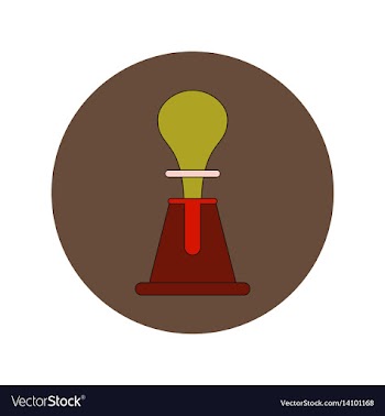 In flat design of volcano vector image
