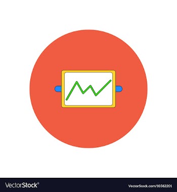 In flat design of whiteboard vector image