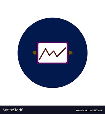 In flat design of whiteboard vector image
