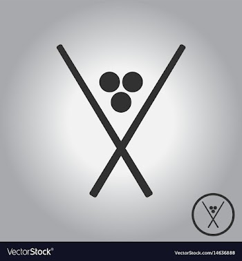 In flat style billiard balls vector image