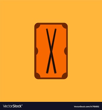 In flat style billiard pool vector image