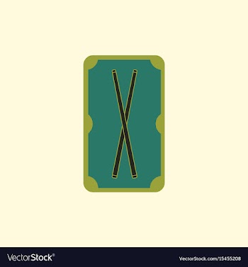 In flat style billiard pool vector image
