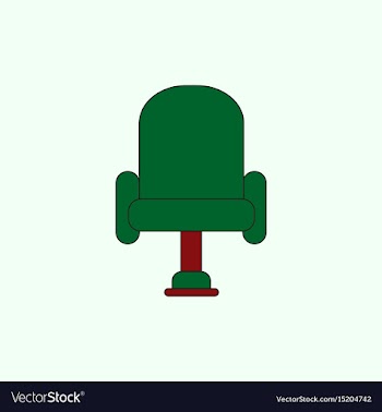 In flat style cineama chair vector image