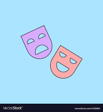 In flat style comedy and vector image