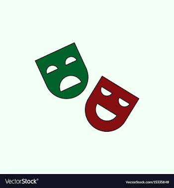 In flat style comedy and vector image