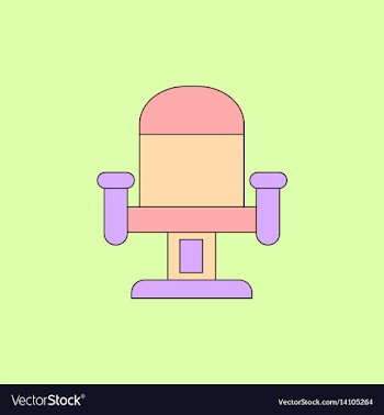 In flat style movie seat vector image