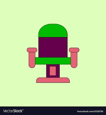 In flat style movie seat vector image