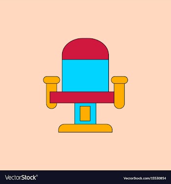 In flat style movie seat vector image