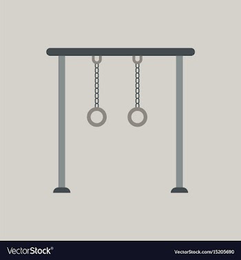 In flat style park playground vector image