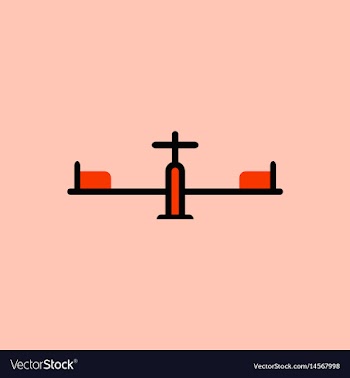 In flat style playground vector image