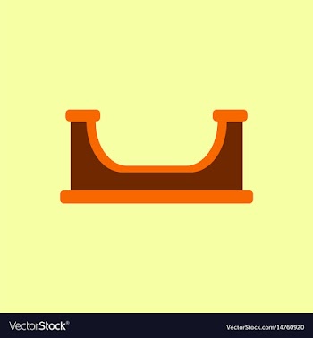 In flat style playground vector image