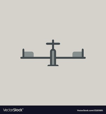 In flat style playground vector image