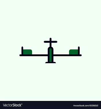 In flat style playground vector image
