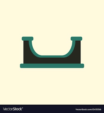 In flat style playground vector image