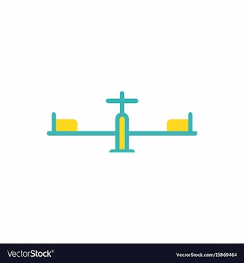 In flat style playground vector image
