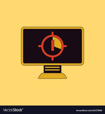 In flat style Screen Countdown vector image
