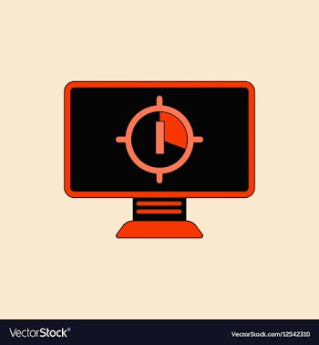 In flat style Screen Countdown vector image