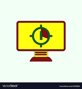 In flat style screen countdown vector image