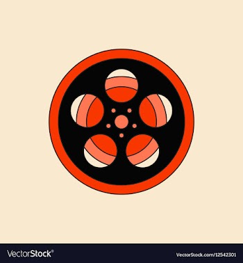 In flat style Tape Bobbin Reel vector image