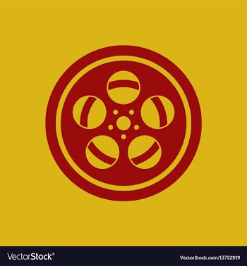 In flat style tape bobbin reel vector image