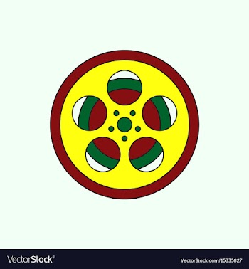 In flat style tape bobbin reel vector image