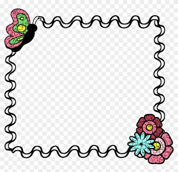 In Honor Of Mother's Day, Which Is Coming Around The - Black And White Mothers Day Border