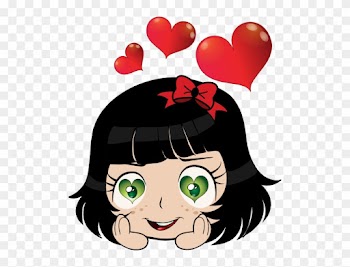 In Love Clip Art - Girl In Love Clipart