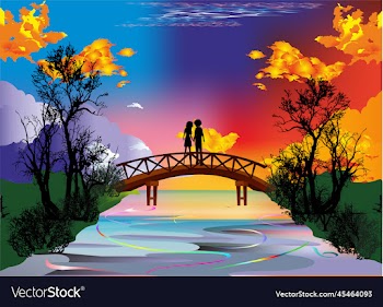 in love on the bridge