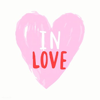 In love typography vector in a heart | Free stock vector - 472333