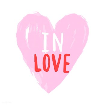 In love typography vector in a heart | Free stock vector - 472365