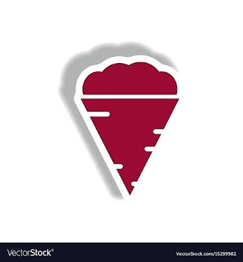 In paper sticker design vector image