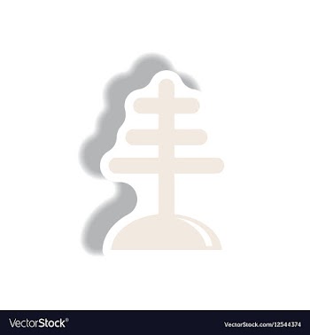 In paper sticker style antenna vector image