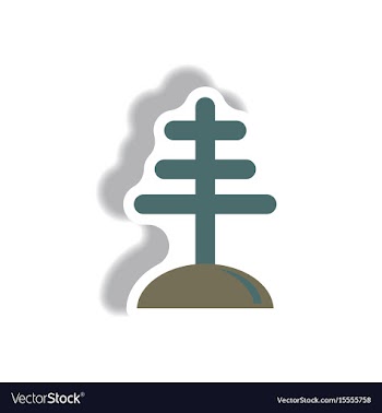 In paper sticker style antenna vector image