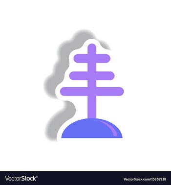 In paper sticker style antenna vector image