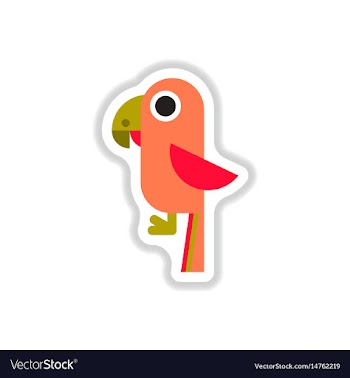 In paper sticker style baby vector image