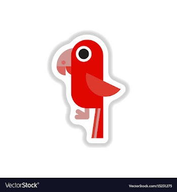 In paper sticker style baby vector image